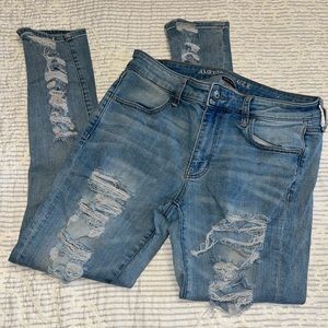 Very distressed American Eagle Jean’s